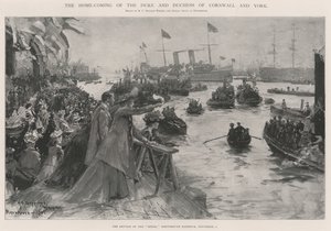 Il ritorno a casa del Duca e della Duchessa di Cornovaglia e York
