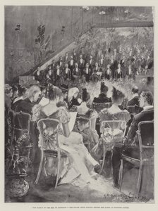 La marcia degli uomini di Harlech, il coro gallese canta davanti alla Regina al Castello di Windsor