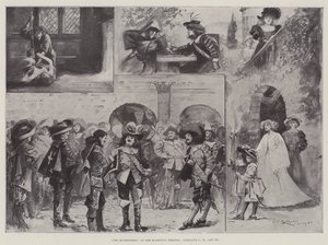 I moschettieri, al Teatro di Sua Maestà, Tableaux I, II e III da Henry Charles Seppings Wright