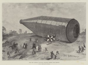 Il nuovo pallone militare tedesco testato vicino a Berlino da Henry Charles Seppings Wright