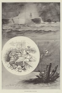 La recente tempesta a Holyhead da Henry Charles Seppings Wright