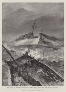 Il tifone a Hong Kong il 10 novembre, HMS Otter che salva l