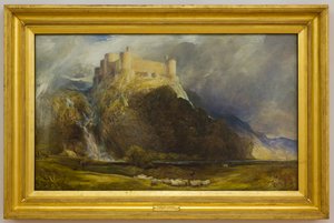 Castello di Harlech, Quattro angoli ai venti che soffiano, c.1894 da Henry Clarence Whaite