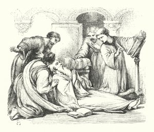 Morte del Venerabile Beda da Henry Courtney (after) Selous