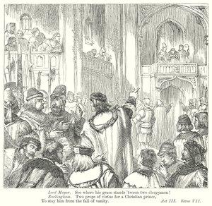 Re Riccardo III (incisione) da Henry Courtney (after) Selous