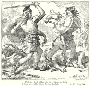 Macbeth (incisione) da Henry Courtney (after) Selous
