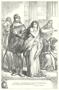 Troilo e Cressida (incisione) da Henry Courtney (after) Selous