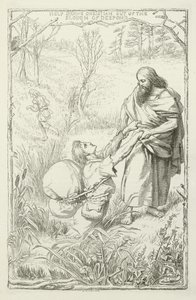 Illustrazione per Il Viaggio del Pellegrino di John Bunyan da Henry Courtney Selous