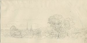 Lichfield - Vista distante da Henry Curzon Allport