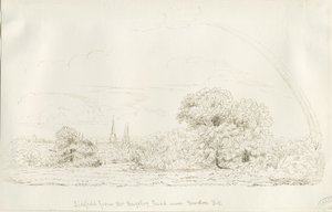 Lichfield - Vista Nord (distanza) da Henry Curzon Allport