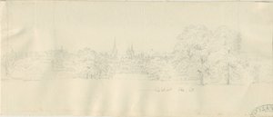 Lichfield - Vista nord (distante) da Henry Curzon Allport