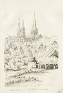Cattedrale di Lichfield - Vista Sud-Ovest