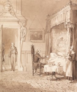 La vita di un nobile: Scena nona - La stanza del malato da Henry Dawe