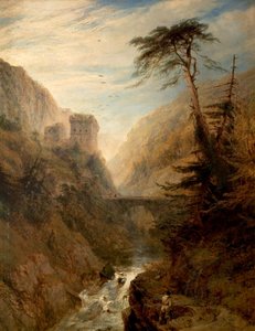 Una Valle del Derbyshire, 1849 da Henry Dawson