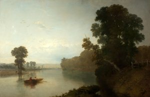 Il fiume Trent a Wilford da Henry Dawson