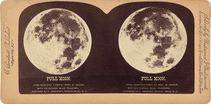 "Luna piena", 1860 (foto) da Henry Draper