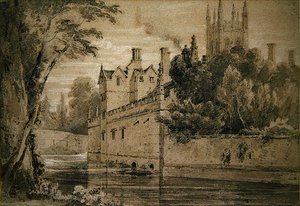 Magdalen College - Una vista sul Cherwell verso il ponte