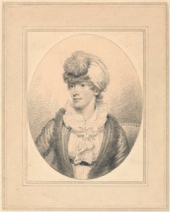 Ritratto di una Giovane Donna con Turbante da Henry Edridge