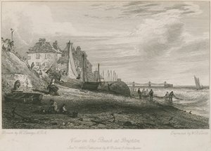 Vista della spiaggia di Brighton