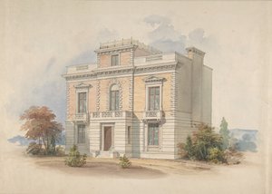Una villa in stile italiano, 1820-85 da Henry Edward Kendall