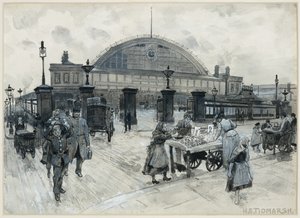 Stazione Centrale da Henry Edward Tidmarsh