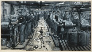 Tintoria presso i Lavori di Worrall da Henry Edward Tidmarsh