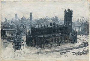 Manchester dalla Scuola di Grammatica da Henry Edward Tidmarsh