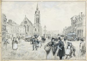 New Cross e la Chiesa di San Paolo da Henry Edward Tidmarsh