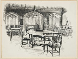 La sala di lettura, Chetham College da Henry Edward Tidmarsh
