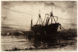 Tramonto, baia di Gowanus da Henry Farrer