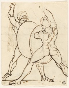 Combattimento di due greci da Johann Heinrich Füssli