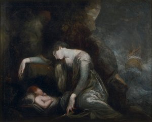 Danae e Perseo a Serifo(?) da Johann Heinrich Füssli