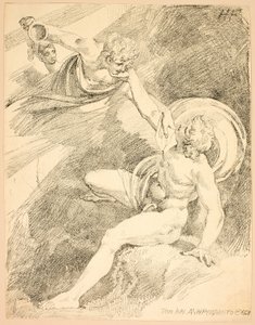 Ganimede Celeste, tavola XV dalla seconda edizione di Specimens of Polyautography da Johann Heinrich Füssli