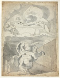 Odino nel mondo sotterraneo da Johann Heinrich Füssli