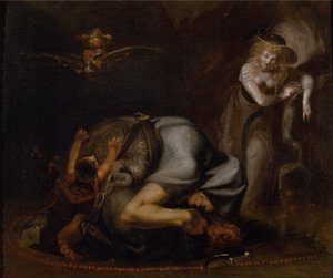 Scena di streghe, da The Masque of Queens di Ben Jonson da Johann Heinrich Füssli