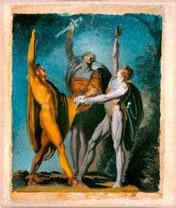 Schizzo per "Giuramento sul Rütli," Figura femminile (verso) da Johann Heinrich Füssli
