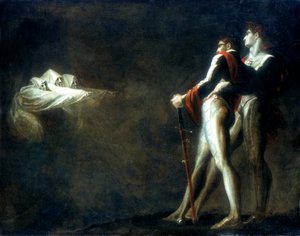 Le tre streghe appaiono a Macbeth e Banquo, fine XVIII secolo