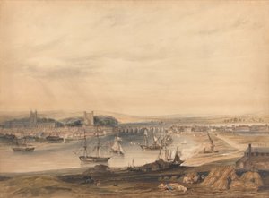 Una vista di Rochester, la città e il porto