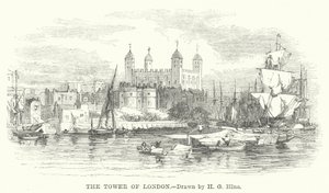 La Torre di Londra (incisione) da Henry George (after) Hine
