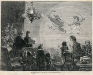 La lanterna magica (incisione) da Henry George Hine