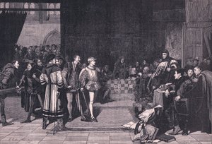 Enrico, Principe di Galles davanti al Giudice Gascoigne da Henry Gillard Glindoni