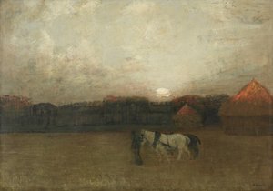 Il campo di stoppie, c. 1909