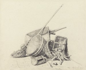 Natura Morta con Carriola e Cestini, 27 Aprile 1840