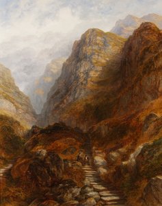 I gradini romani vicino a Barmouth, Galles da Henry Harris Lines