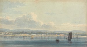 Sidmouth dalla costa da Henry Haseler