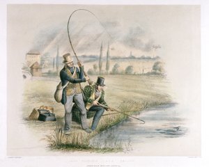 Jack che Pesca, Lea Bridge, da una serie di sei immagini di 