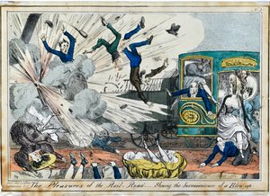 I piaceri della ferrovia. Illustrazione degli inconvenienti di un