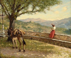 Chiamata alla valle da Henry Herbert La Thangue