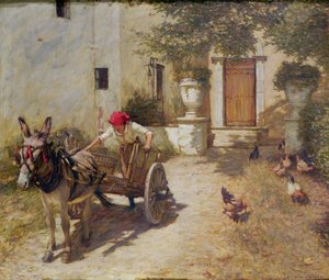 Scena di Fattoria, 1905 da Henry Herbert La Thangue