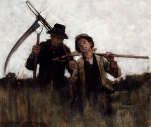 Lavoratori agricoli, 1875-1929 da Henry Herbert La Thangue